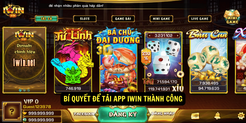 Bí quyết để tải app IWIN thành công