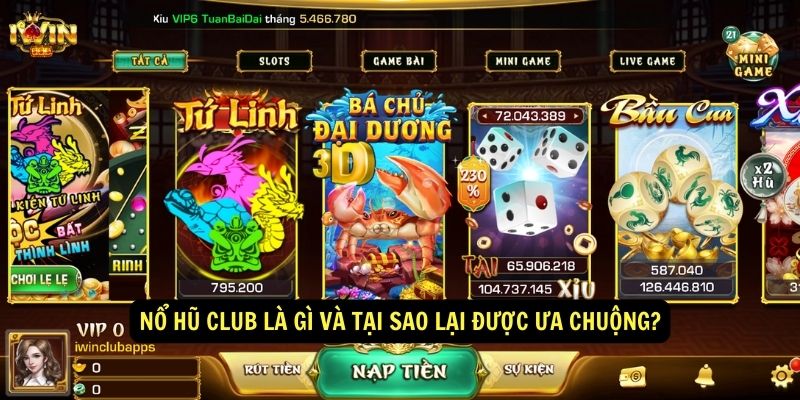 No hu club la gi va tai sao lai duoc ua chuong